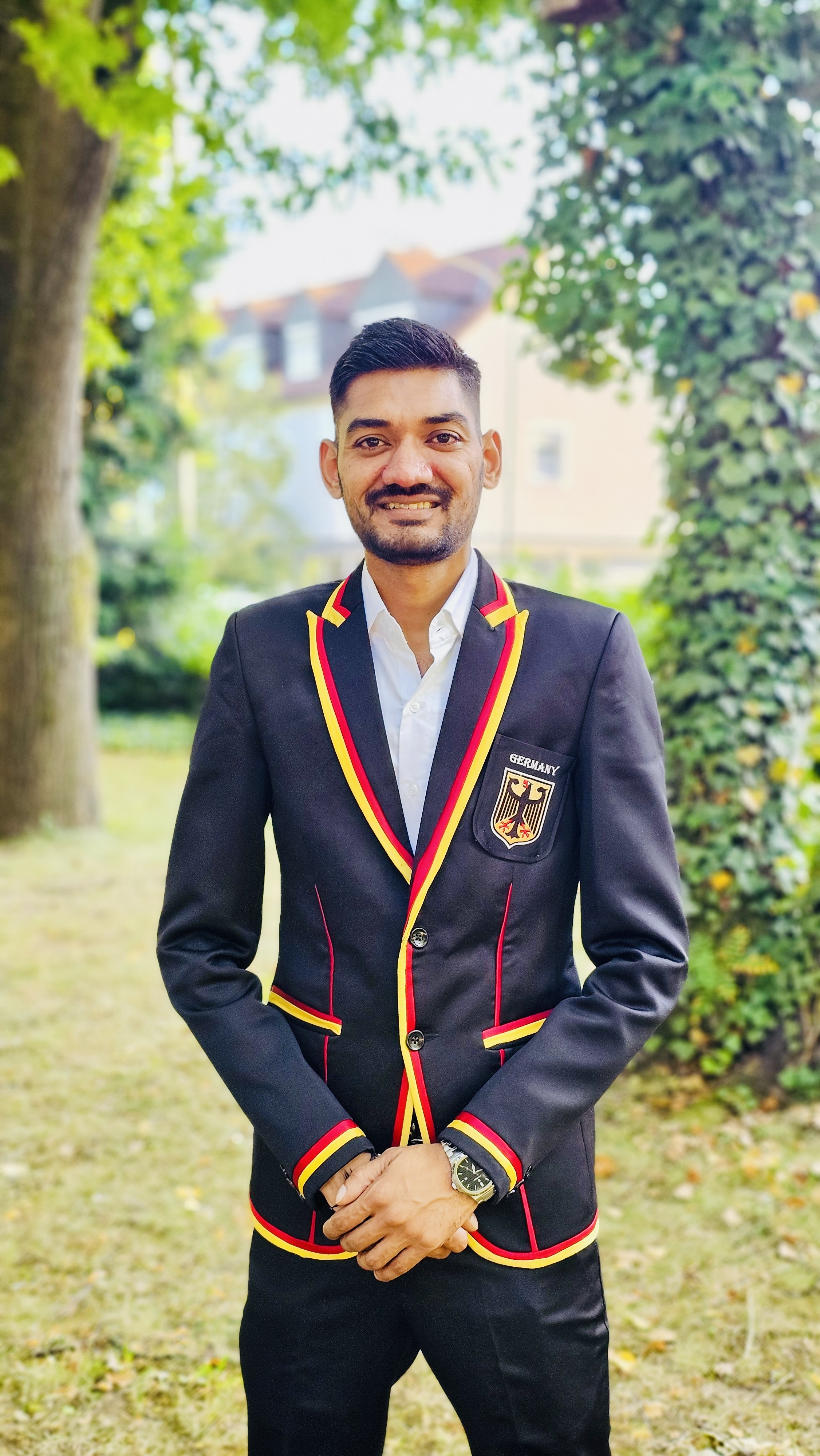 Jenish Vaghasiya - Professional headshot of International Management and Sustainability Expert